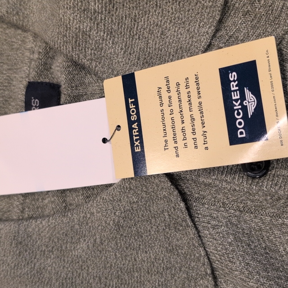 NWT Men's Green Dockers Lightweight Sweater Size XL - Picture 6 of 7